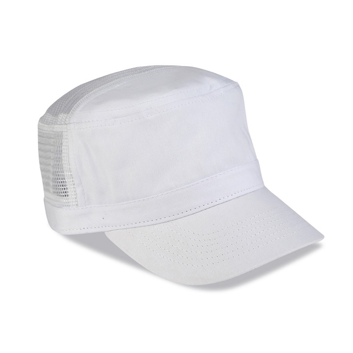 Gorra militar rejilla algodón/poliéster