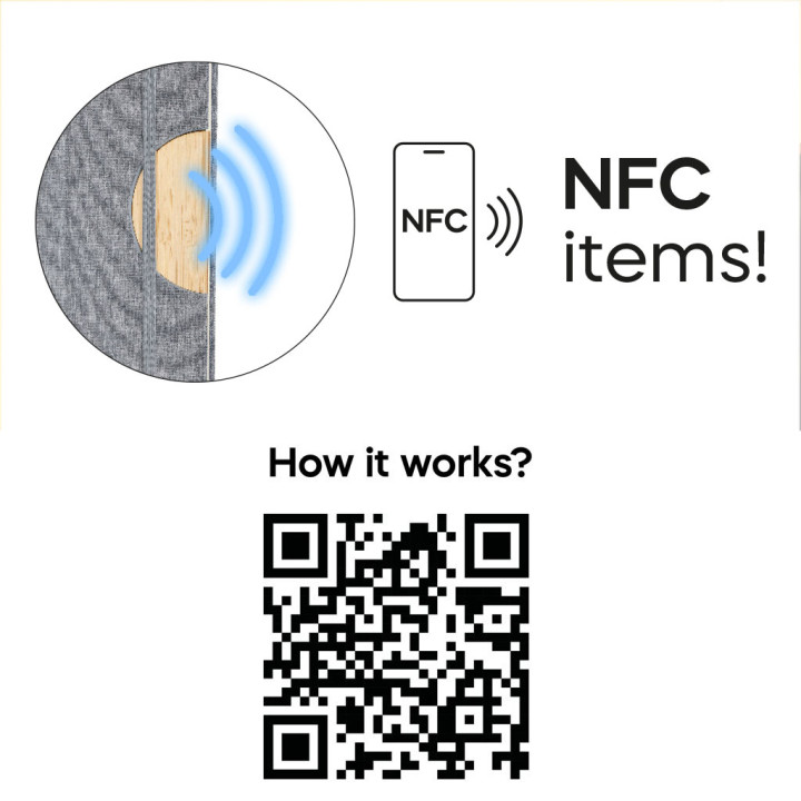 Set de escritura con etiqueta nfc 144 bytes