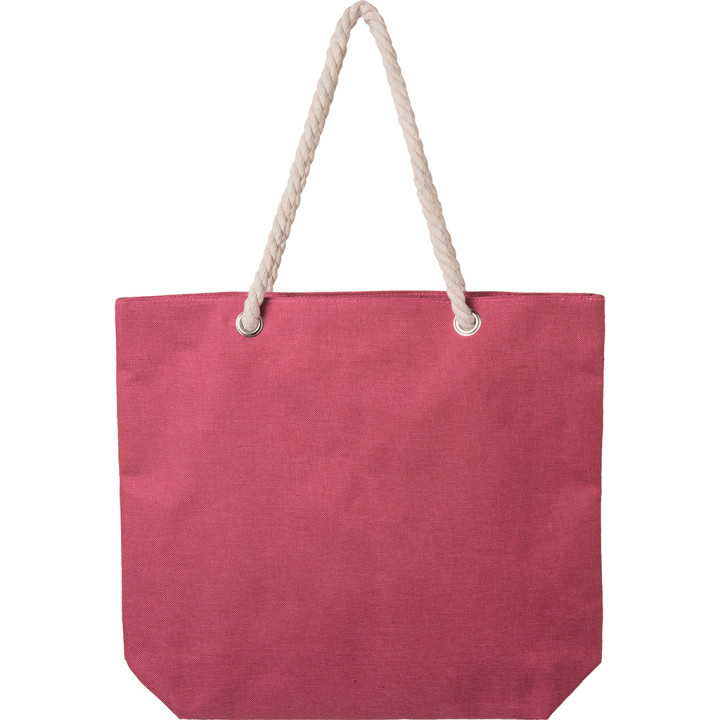 Bolsa de playa efecto melange poliéster 600d