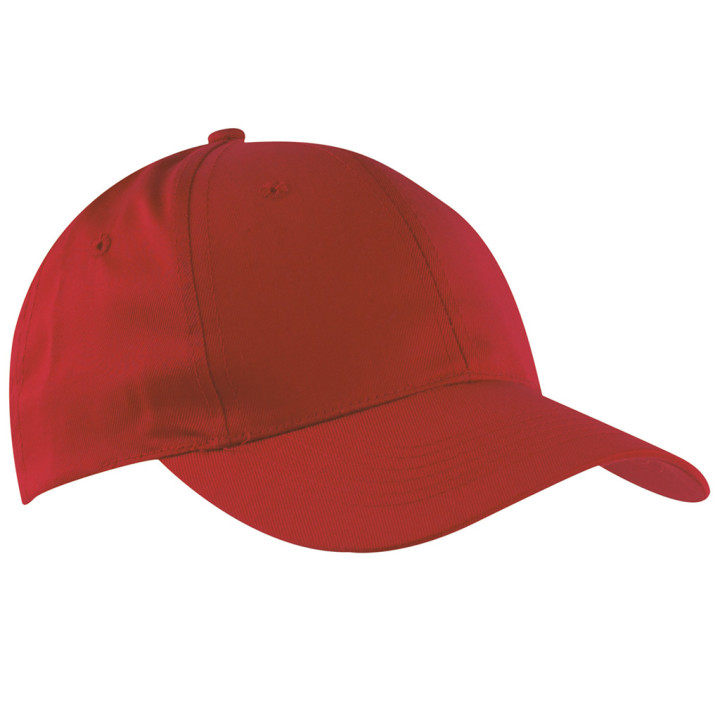 Gorra 6 paneles 80% poliéster/20% algodón