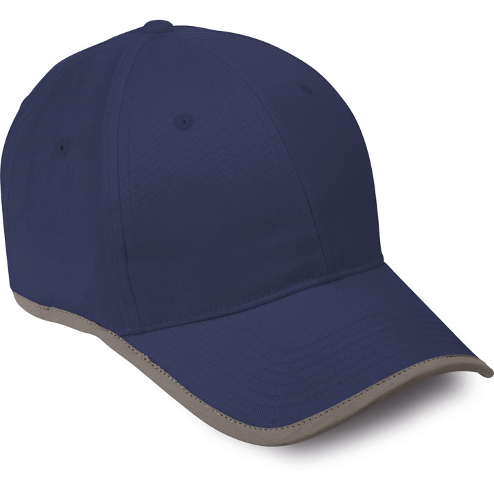 Gorra 6 paneles reflex 100% algodón