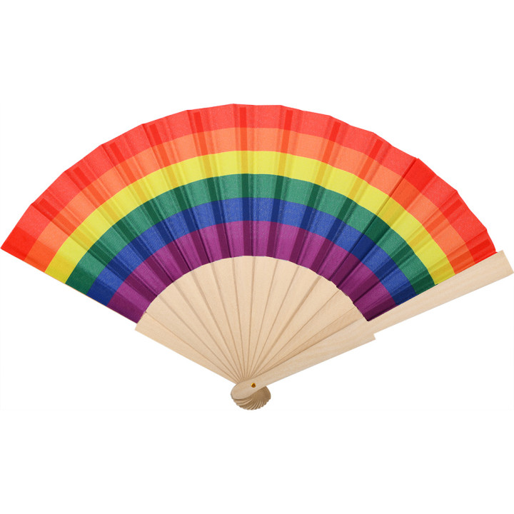 Abanico rpet arco iris