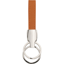 Llavero doble anilla metal/pvc