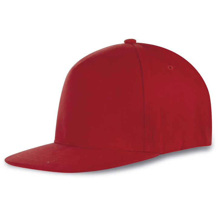 Gorra rapper 5 paneles 100% algodón