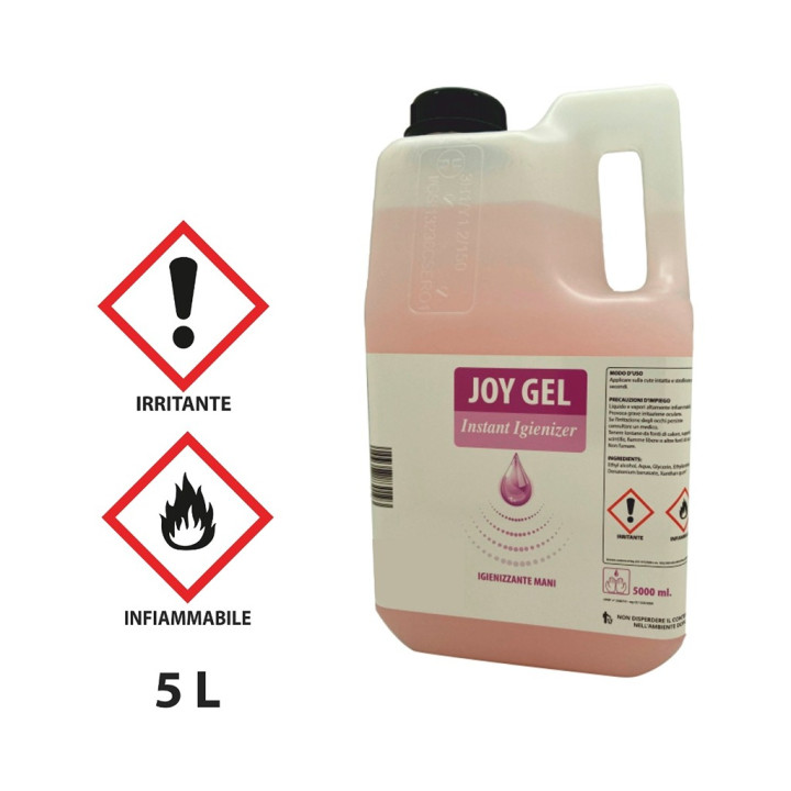 Depósito de gel alcohólico higienizador instantáneo