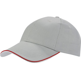 Gorra 6 paneles 65% poliéster/35% algodón
