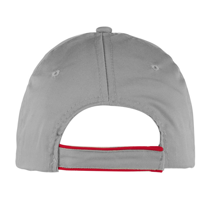 Gorra 6 paneles 65% poliéster/35% algodón