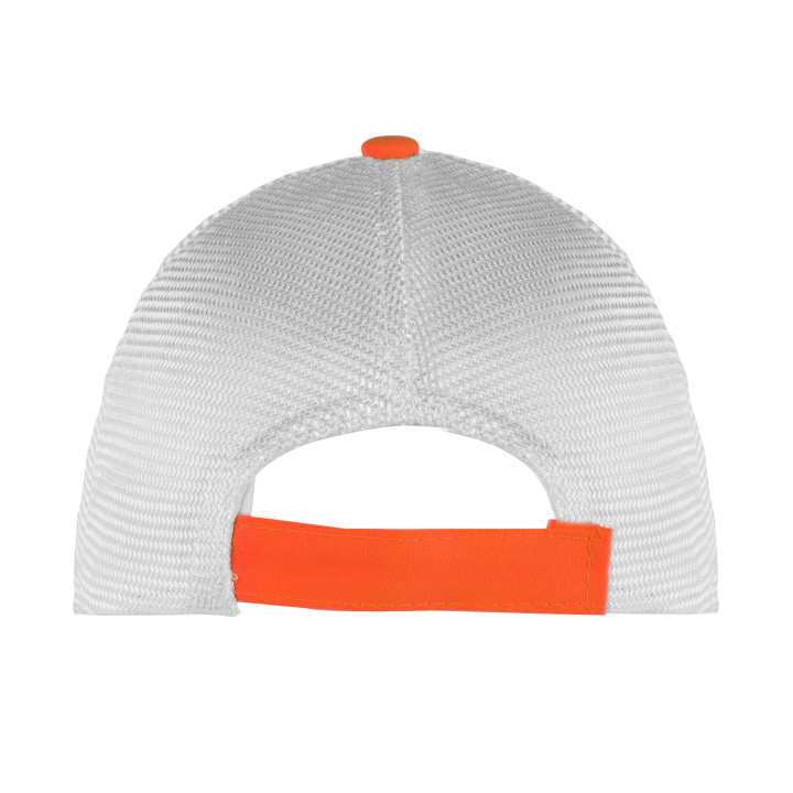 Gorra rejilla 5 paneles 100% poliéster