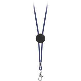Lanyard cordón poliéster con placa estampación