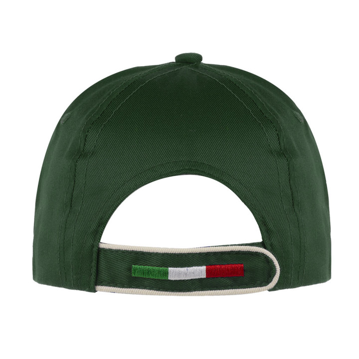 Gorra 6 paneles sandwich bandera italiana