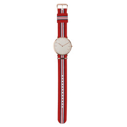 Reloj analógico personalizable metal/nylon