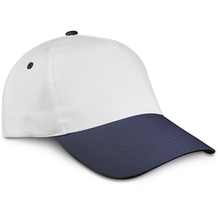 Gorra golf 5 paneles 100% algodón