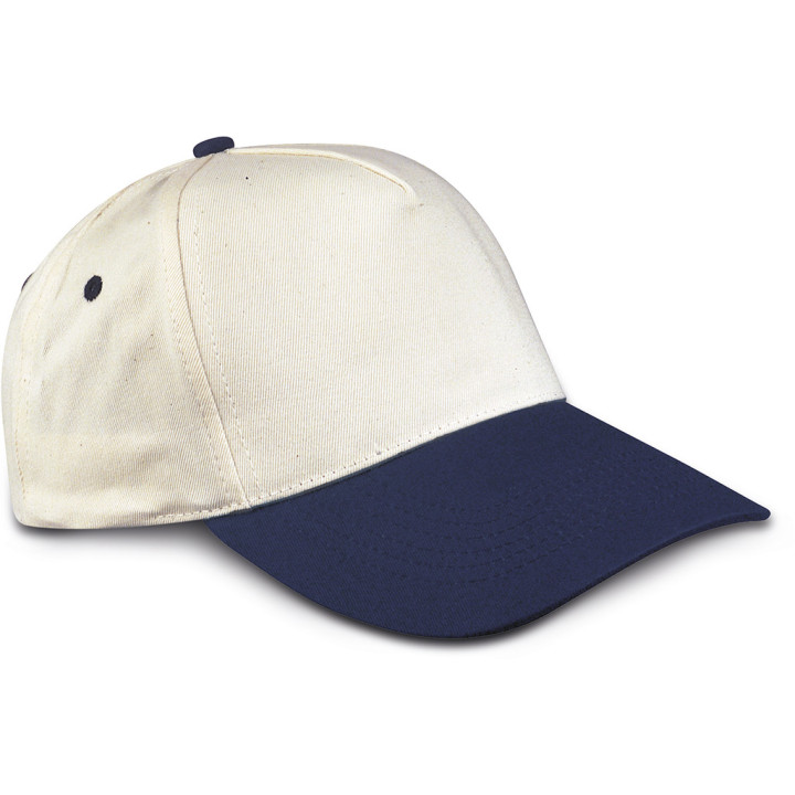Gorra golf 5 paneles 100% algodón