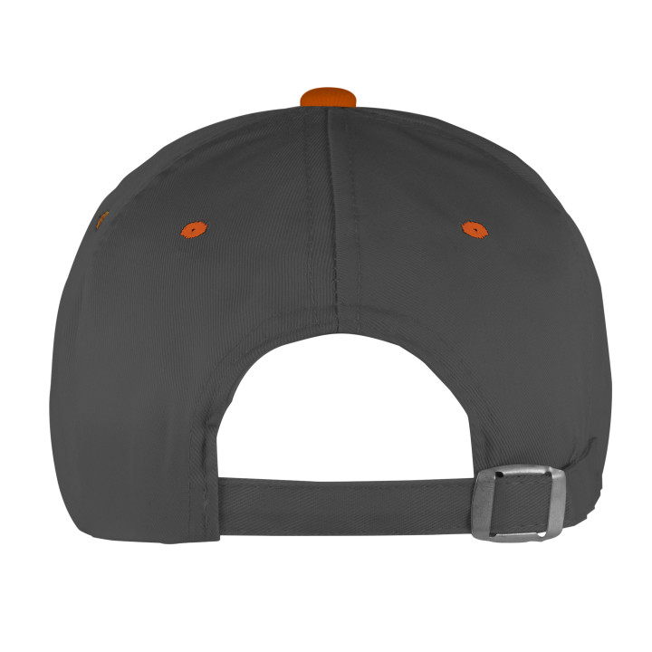 Gorra 5 paneles 80% poliéster/20% algodón combinada