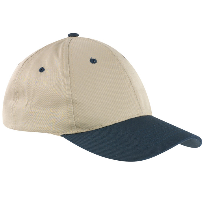 Gorra 6 paneles 80% poliéster/20% algodón