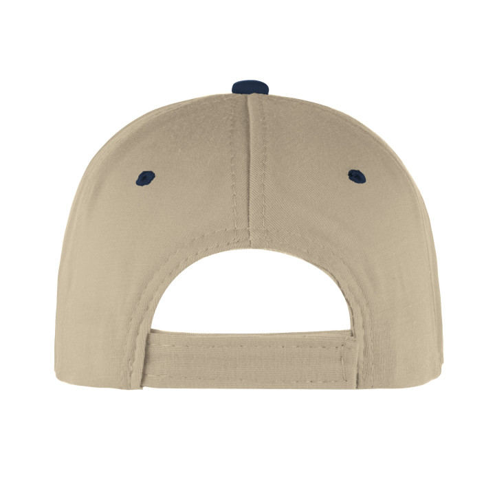 Gorra 6 paneles 80% poliéster/20% algodón