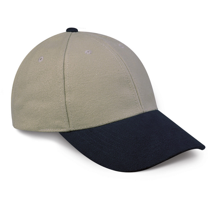 Gorra 6 paneles 100% algodón