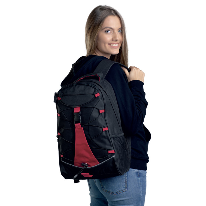 Mochila trekking poliéster 600d