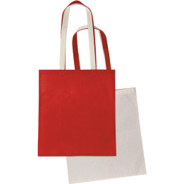 Bolsa shopping híbrida con asas largas