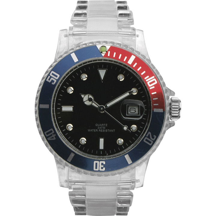 Reloj analógico personalizable policarbonato