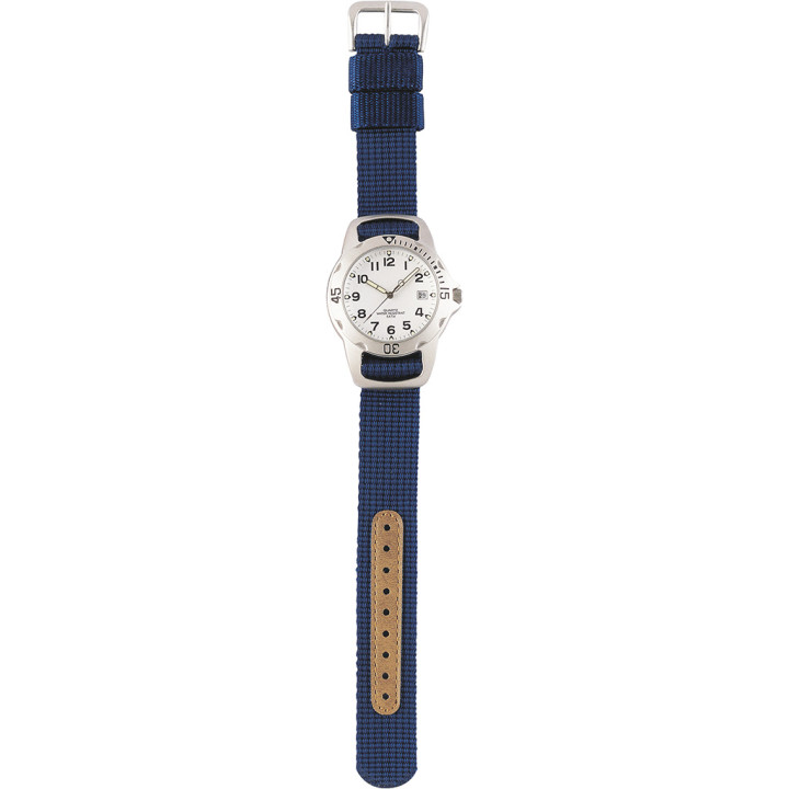 Reloj analógico personalizable metal/nylon