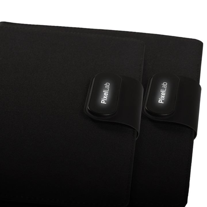Carpeta bloc de notas con rpet con luz