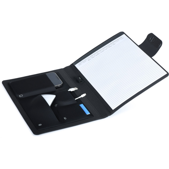 Carpeta bloc de notas con rpet con luz