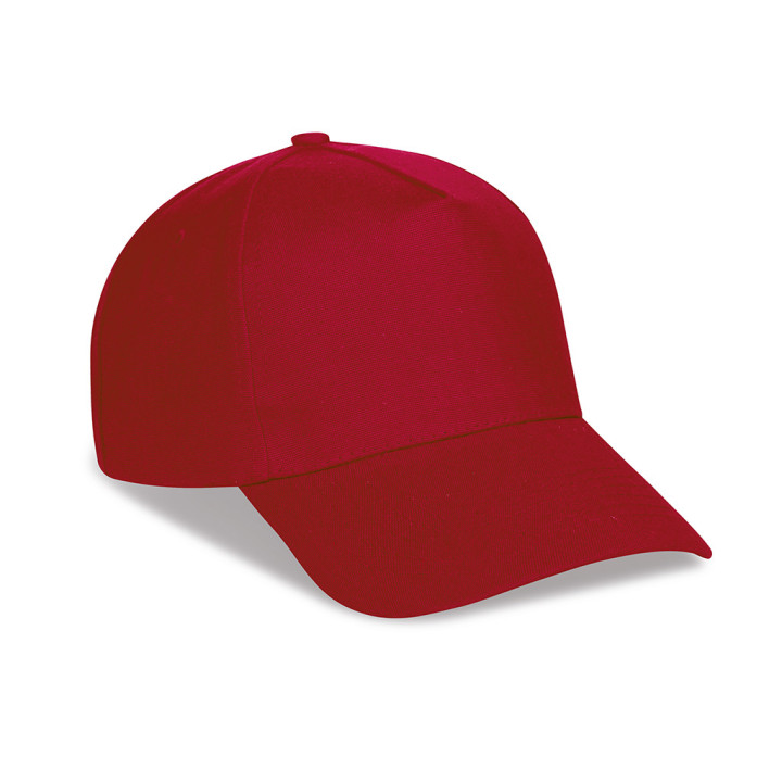 Gorra golf 5 paneles 100% poliéster