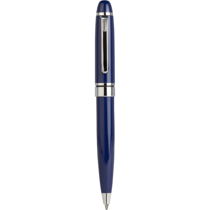 Mini boligrafo de metal cierre rotación